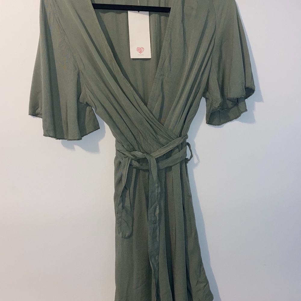 Small Light Green Romper
